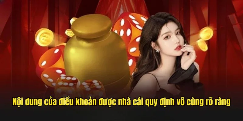 Nội dung của điều khoản được nhà cái quy định vô cùng rõ ràng